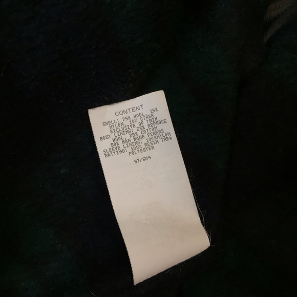 Dark green wool coat! - Picture 8 of 8